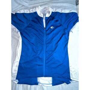 Men’s Pearl Izumi Cycling Bike Shirt Blue White Extra Large XL Athletic